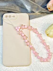 Star Decor Phone Lanyard - Pink - View 2