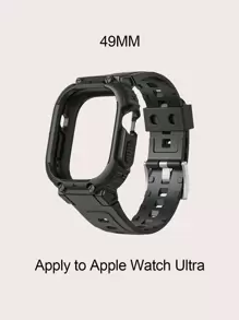 Casual Sports Mountain Climbing One-piece Frame Business Watch Strap For Men And Women, Compatible With Apple Watch 40mm, 41mm, 44mm, 45mm, 49mm