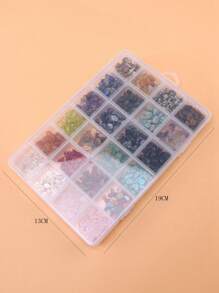 Natural Stone DIY Jewelry Accessory Set - Multicolor - View 4