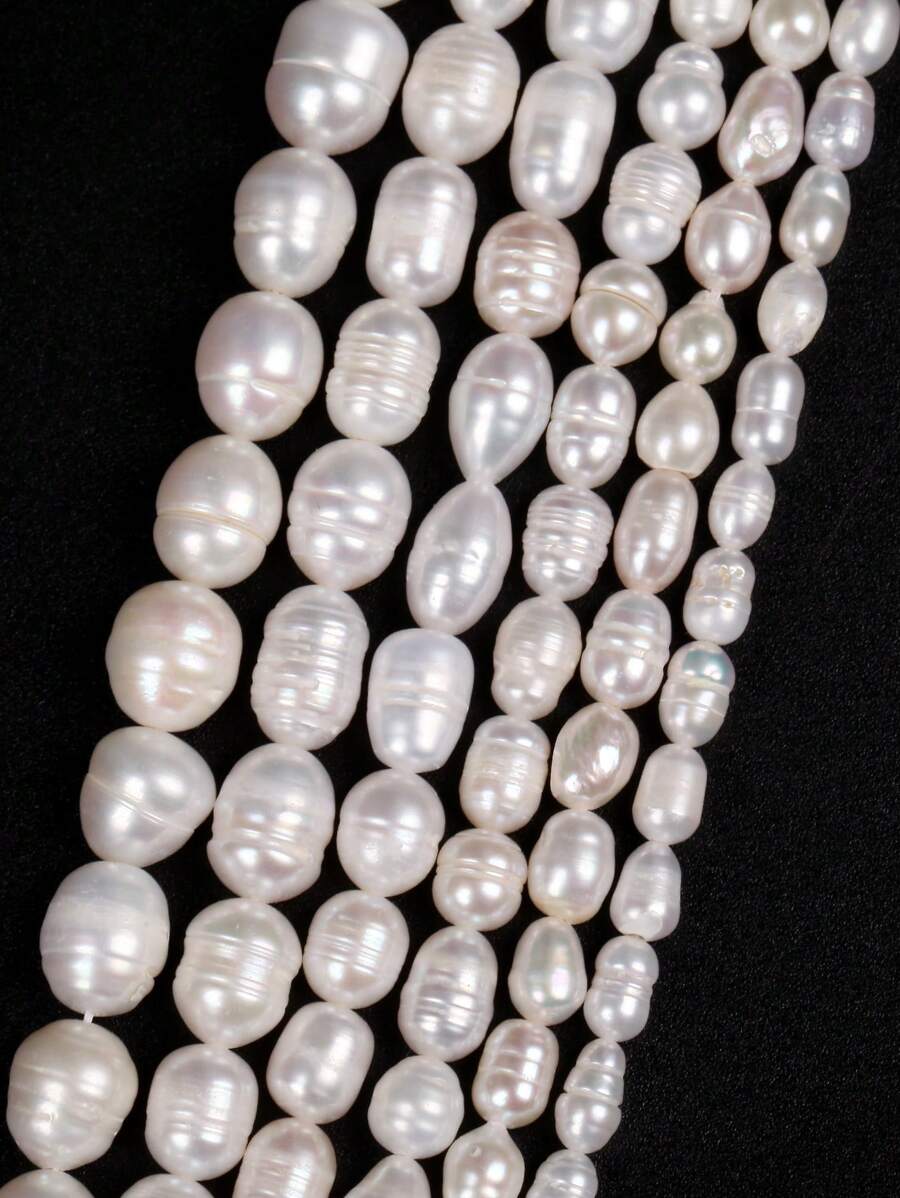 1 串人造珍珠 DIY 珠子 - 白色 - 查看 1