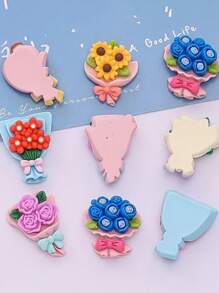 10 cái/bộ Phụ Kiện Trang Sức Hoa Tự Làm - Nhiều màu - Xem 2