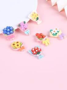 10 cái/bộ Phụ Kiện Trang Sức Hoa Tự Làm - Nhiều màu - Xem 4