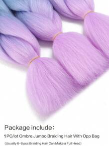 1包24英寸合成大號編織接發 - 彩色 - 查看 5