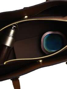 春秋经典时尚魅力轻奢欧美风情百搭四季购物旅行手提单肩包 - 彩色 - 查看 3