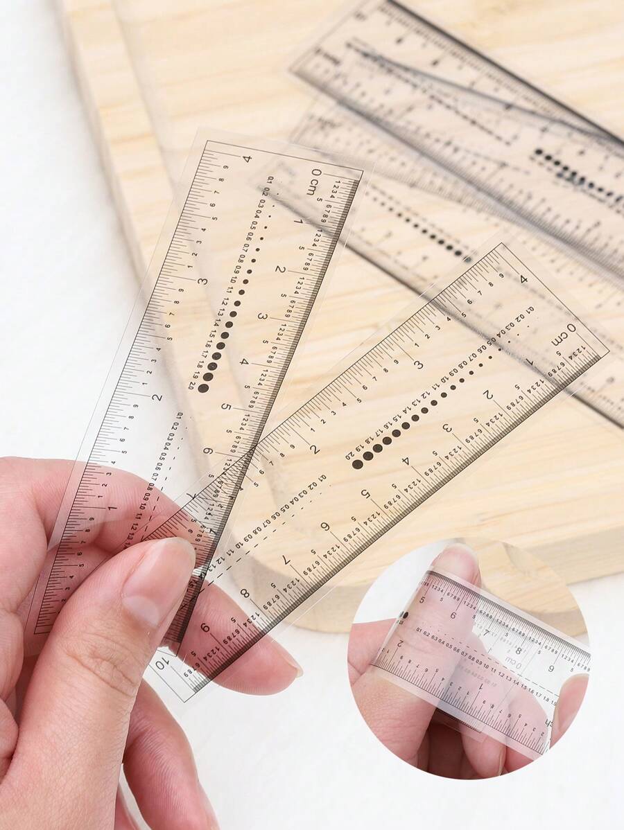 10 piezas Regla Manicura suave - Multicolor - Ver 1