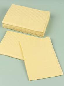 FULL BEAUTY 20 miếng giấy lau móng nghệ thuật dùng một lần - Màu vàng - Xem 5