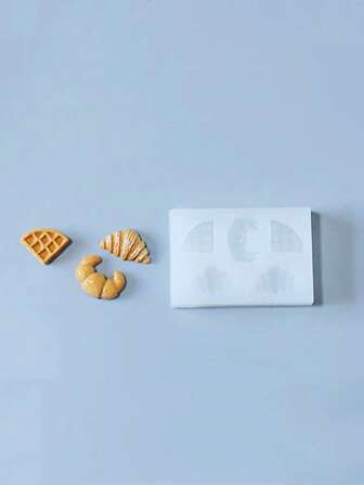 1 件迷你面包设计 DIY 硅胶模具