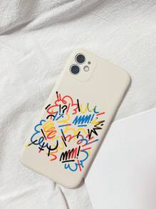 字母塗鴉手機外殼 - 彩色 - 查看 2