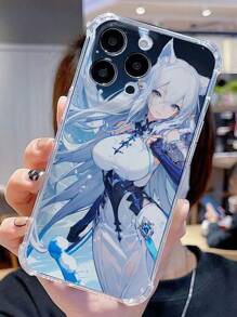 人像圖案防摔手機外殼 - 彩色 - 查看 2