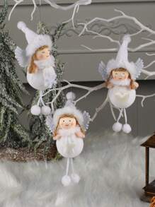 3 Stücke Puppe Design, Hängende Dekoration mit - Verschiedenfarbig - Übersicht 1