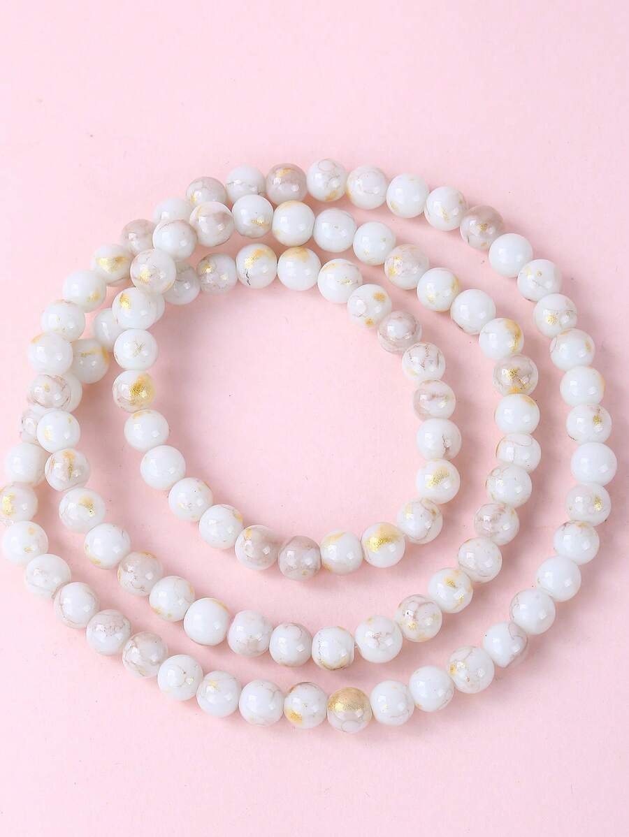 100pcs Bead DIY Jewelry Accessory - Multicolor - View 1