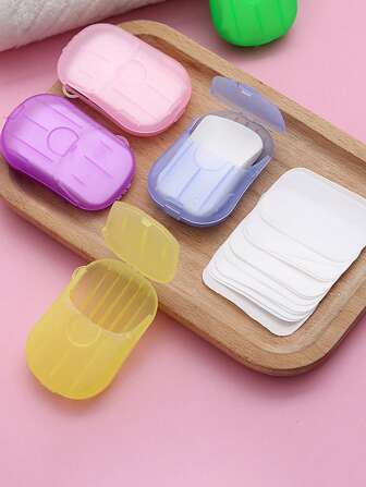 1盒便攜一次性肥皂紙