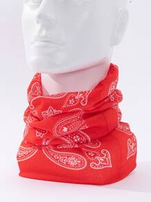 1 chiếc khăn quàng cổ vô cực thời trang chống gió cho nam họa tiết Paisley, dành cho hoạt động ngoài trời - Nhiều màu - Xem 2