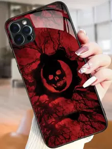 Husă pentru telefon cu model de schelet de groază compatibilă cu IPhone15/15Plus/15Pro/15Promax - Multicolor - Vizualizare 1