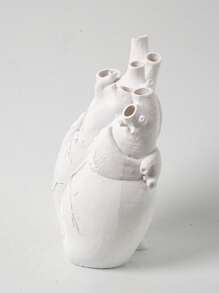 1入組心形器官設計裝飾工藝品創意樹脂裝飾品用於家居裝飾 - 彩色 - 查看 3