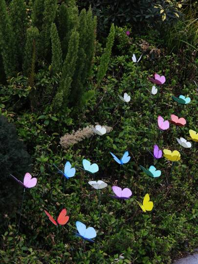 Dekorativa trädgårdspinnar