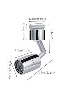 1入組銀色水龍頭延長器家用簡易不銹鋼水龍頭延長器工具 - 銀色 - 查看 2