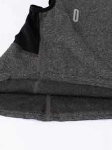 1入組男士雙色休閒風格巴拉克拉法帽帽適合戶外 - 灰色 - 查看 4