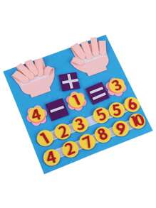 1 件儿童算术学习板玩具学校、学生、文具、学校用品 - 藍色 - 查看 5