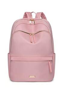 Minimalist Classic Backpack Medium Pink - Pink - View 1