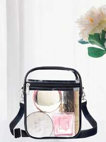 Túi trong suốt Stadium được chấp thuận cho công việc và du lịch kinh doanh dành cho phụ nữ, Túi đeo vai trong suốt, Túi đựng ví trong suốt Stadium 12 X 12 X 6 cho các buổi hòa nhạc, sự kiện thể thao, lễ hội, nhẹ, thời trang cho nhân viên văn phòng, trường đại học, công sở, kinh doanh, đi làm, văn phòng, kỷ niệm, làm quà tặng sinh nhật, quà tặng ngày lễ tình nhân, quà tặng, trong suốt thời trang, túi chống thấm nước trong suốt dành cho phụ nữ, cho mùa hè, kỳ nghỉ và bãi biển, hoàn hảo cho lễ hội âm nhạc - màu đen - Xem 1