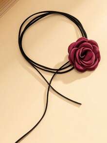 Flower Decor Choker - Multicolor - View 2