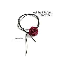 Flower Decor Choker - Multicolor - View 3