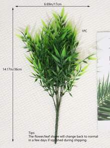1pc lá tre nhân tạo - Nhiều màu - Xem 5