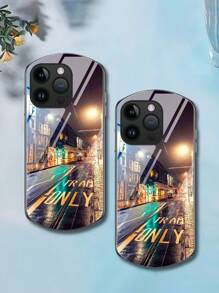 Funda para móvil calle de vidrio - Blanco y Negro - Ver 3