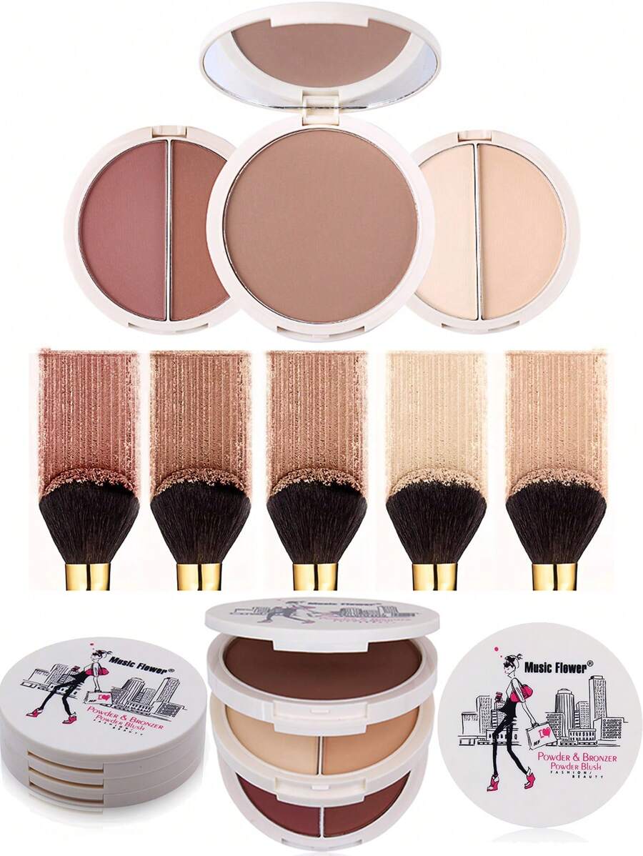 multifuncional Polvo de contour Paleta - Multicolor - Ver 1