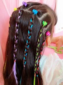6pcs Girls Wig Decor Hair Claw For Hair Decoration