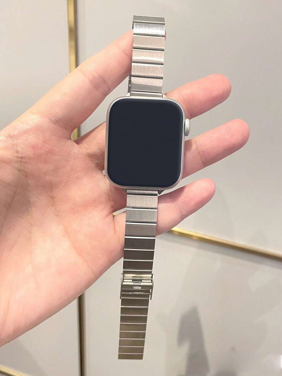 Stainless Steel Watchband Compatible With Apple Watch