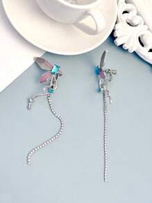 1 Quyến Rũ Hợp Kim Kẽm Bướm & Đá Tua Rua Trang Trí Kẹp Bông Tai Nữ Cho Trang Trí Hàng Ngày - Nhiều màu - Xem 1