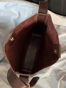 Bolso cuadrado minimalista con bolsillo interior, bolso de cubo vintage de gran capacidad, estilo boho, bolso de tela para mujeres, mejor regalo para maestros, mujeres, novias y familias, bolso de moda