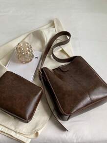Bolso cuadrado minimalista con bolsillo interior, bolso de cubo vintage de gran capacidad, estilo boho, bolso de tela para mujeres, mejor regalo para maestros, mujeres, novias y familias, bolso de moda