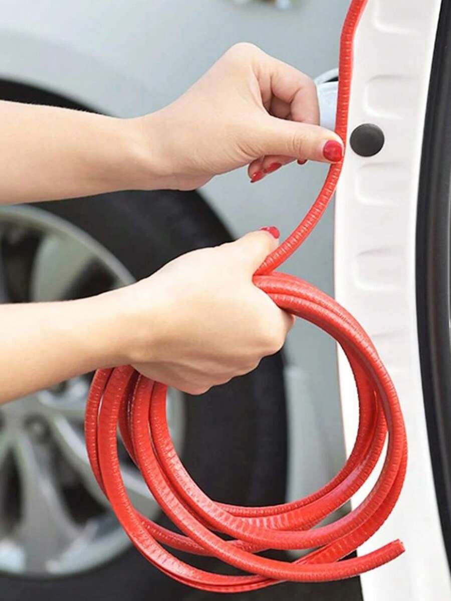 1入組5m橡膠車門防碰撞條 - 紅色 - 查看 1