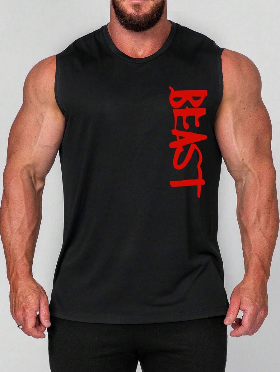 Manfinity Fitness Áo Tees & Tanks  Thể thao Nam - màu đen - Xem 1