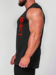 Manfinity Fitness Áo Tees & Tanks  Thể thao Nam - màu đen - Xem 3
