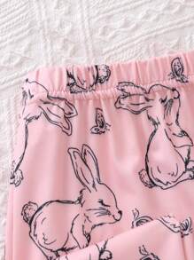 đồ ngủ bé gái Hoạt hình Dễ thương - Hồng - Xem 4