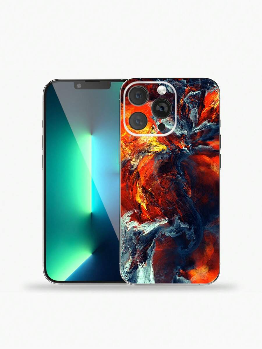 1sheet Graphic Phone Back Screen Sticker - Multicolor - View 1