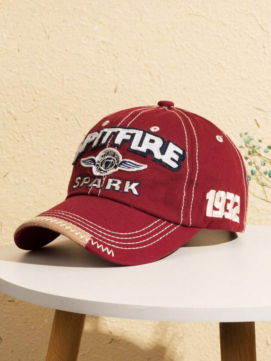 男士字母刺繡棒球帽