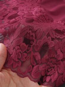 FOVTY 3pcs/Pack Women's Back To School Lace Trim Breathable Comfortable Sexy Panties