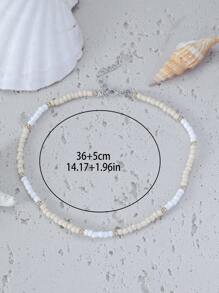 4 cái/bộ Vòng Cổ Đính Hạt Nhiều Màu Sắc Boho Dành Cho Nữ Trang Trí Hàng Ngày - Nhiều màu - Xem 4