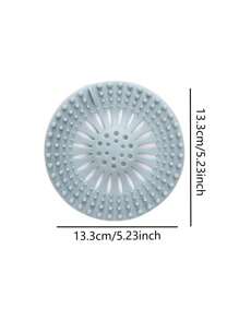 1入組TPR橡膠地漏極簡圓形防堵塞家用下水管道防臭蓋