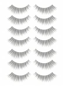 MAGEFY 7 Cặp Lông Mi Giả Đầy Đủ Tự Nhiên Với Thân Trong Suốt, Mỏng Mềm Mại Để Sử Dụng Hàng Ngày Lông Mi Manga, Đồ Du Lịch Cần Thiết - màu đen - Xem 7