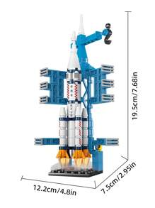 130pcs teenagers Space Rocket Building Block Toy - Multicolor - View 2