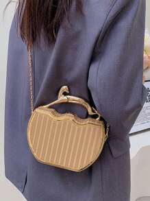 Mini Box Bag Chain Strap - Gold - View 5