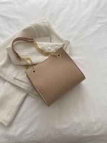 滌綸單肩包鏈條磁吸