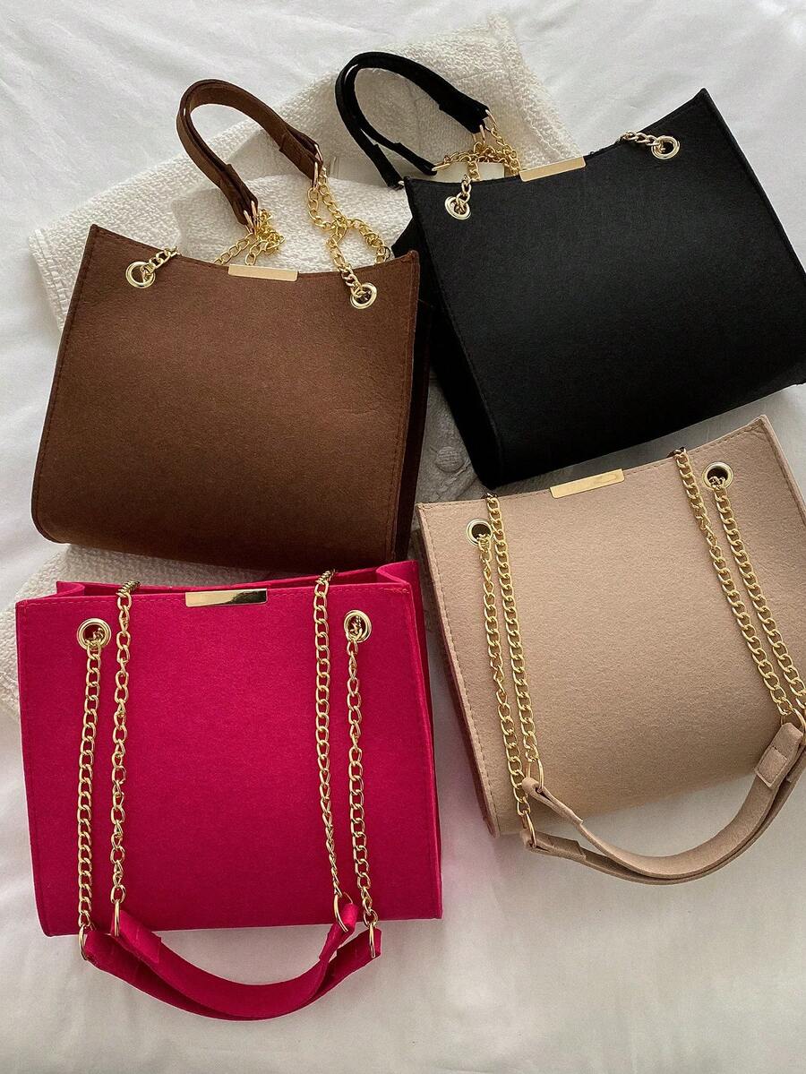 滌綸單肩包鏈條磁吸