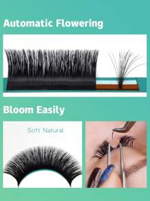 Hộp mi giả A Box 8mm Blooming Flare Mi giả tự động 0.05/0.07 - màu đen - Xem 3